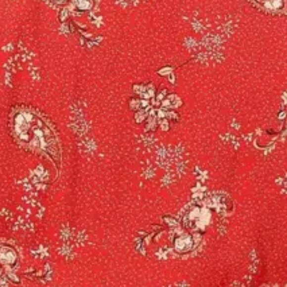 ❤️NWT VINTAGE TORRID MINI CHALLIS POCKETS DRESS - PAISLEY FLORAL PRINT PLUS SIZE - Picture 2 of 9